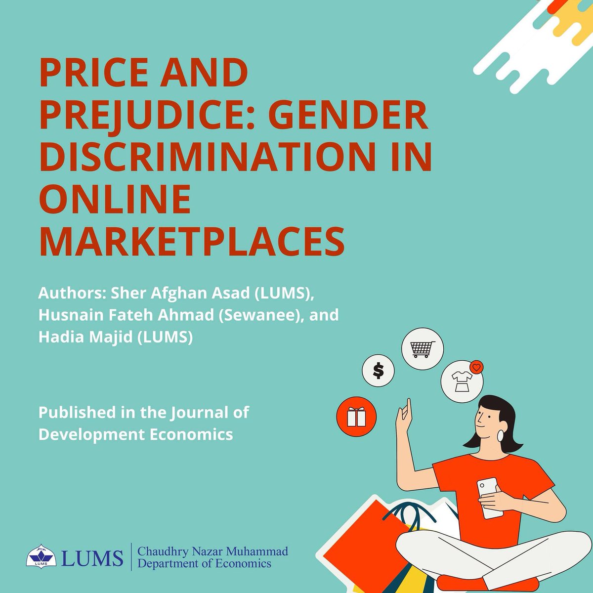 Economics@LUMS (@economicslums) on Twitter photo Congratulations to Dr. <a href="/sherafghan_asad/">Sher Afghan Asad</a> (Assistant Professor, CNM Department of Economics, LUMS), Dr. Hadia Majid (Chair and Associate Professor, CNM Department of Economics, LUMS) and Dr. Husnain Fateh Ahmad (Associate Professor, Sewanee) on the publication of their article. Congratulations to Dr. <a href="/sherafghan_asad/">Sher Afghan Asad</a> (Assistant Professor, CNM Department of Economics, LUMS), Dr. Hadia Majid (Chair and Associate Professor, CNM Department of Economics, LUMS) and Dr. Husnain Fateh Ahmad (Associate Professor, Sewanee) on the publication of their article.