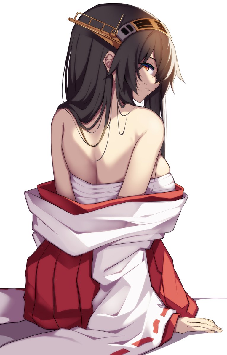 sio_creek's tweet image. 艦これの榛名を描きました(/・ω・)/
#艦これ #榛名