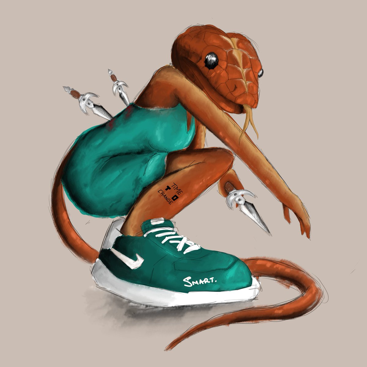 SmartXCreative's tweet image. Snakes everywhere... #artmoots