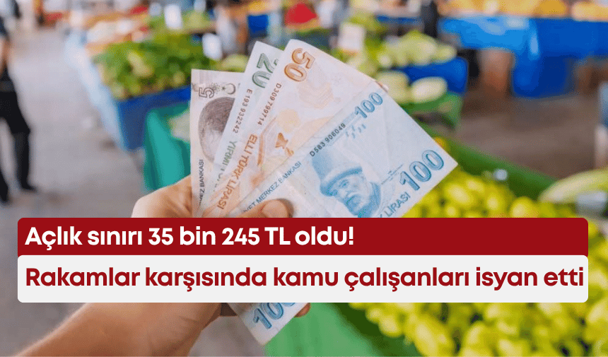 Açlık sınırı 35 bin 245 TL oldu! Rakamlar karşısında kamu çalışanları isyan etti antalyakorfez.com/aclik-siniri-3…