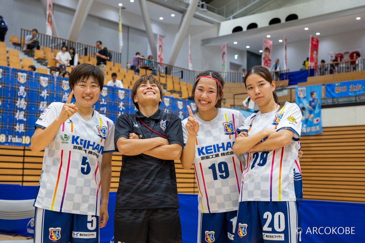 アルコ神戸 山川里佳子選手ユニフォーム 𝗔𝗥𝗖𝗢 𝗞𝗢𝗕𝗘（アルコ神戸）【公式】🌈日本女子フットサル