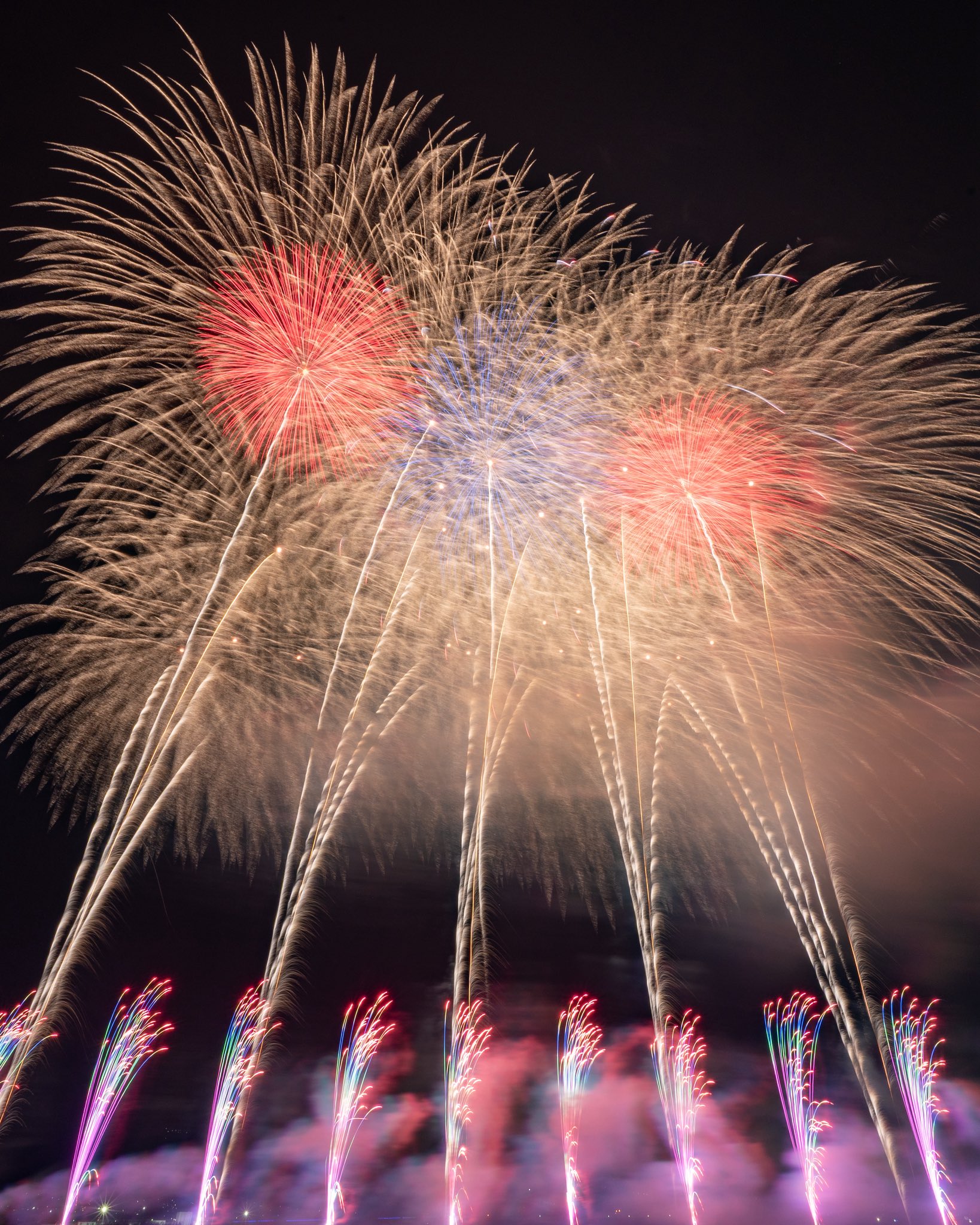 花火写真 23 鎌倉花火大会 Kamakura Fireworks Festival 📷SONY α7Ⅳ 🔭FE 70