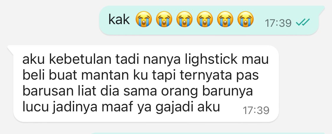 hatsunerikus's tweet photo. updatean terbaru dari buyer!

ayo bantu kasih semangat ke kakaknya!!! https://t.co/jTWlUy9WM6