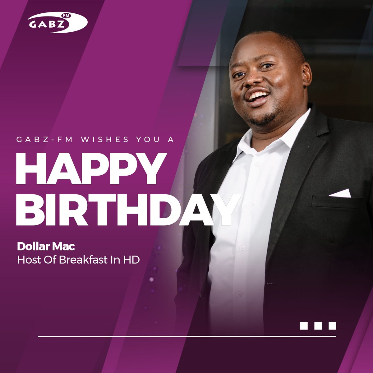 Today, we celebrate the iconic <a href="/Dollarmac1/">Dollar Mac</a>  as he adds another year to his journey around the sun!

Here’s wishing you a birthday that’s as dope as you are. You’re a vital part of the Gabz FM family! 

Happy Birthday, DollarMac!
#PowerToEngageYourWorld