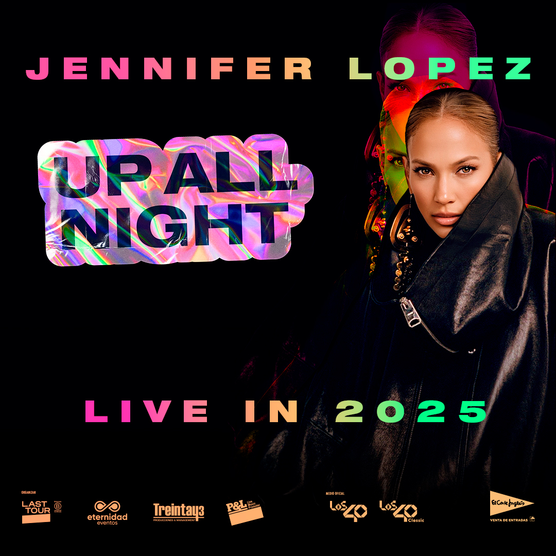 Up all night by <a href="/JLo/">jlo</a> ✨ Vuelve Jennifer López para cantar y bailar con grandes éxitos como Let’s Get Loud, On The Floor o Waiting for Tonight. ¡Entradas ya a la venta! qrcd.org/8sLU