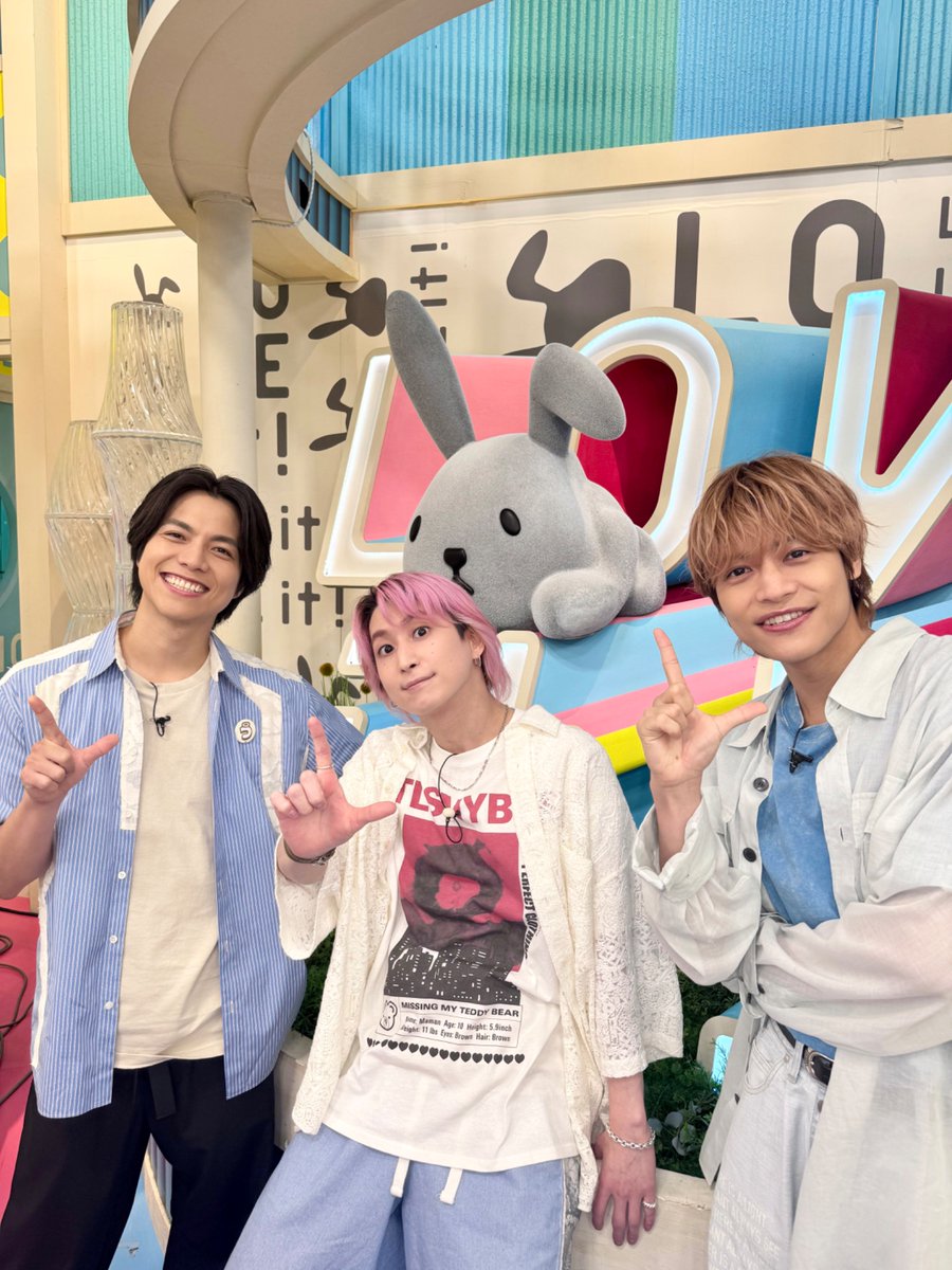 SAK_SAK_SAKUMA's tweet photo. 今日の #ラヴィット 楽しかった (^^) 
しげ！淳太くん！ありがとうございました (^^) https://t.co/k2QARTLfPj