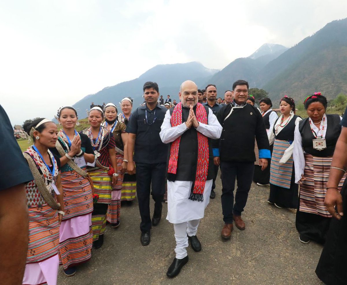 english_ritam's tweet image. 6. Amit Shah: Arunachal’s Kibithoo

₹4,800 crore for remote NE villages: Roads, power, net, and tourism

&quot;Borders are first villages, not last,&quot; he said

#NorthEast #InfrastructurePush
