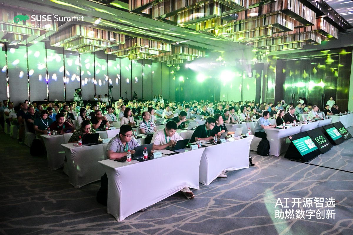 🤩 That’s a wrap on SUSE Summit China 2025 in Beijing! Industry leaders, customers and partners joined us to explore how we drive innovation across the region with open source #AI, #CloudNative platforms &amp; secure scalable infrastructure.
🔗Learn more here: okt.to/cDOPX3