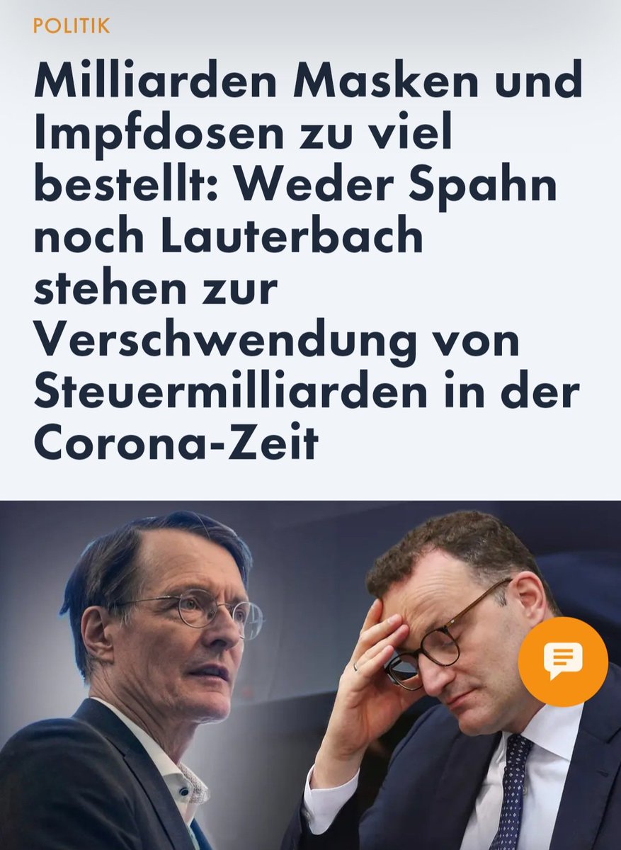 Wann klicken die Handschellen?
Festnahme, Strafprozess, Haftstrafe plus persönliche Haftung!
Ende

#Spahn #Lauterbach