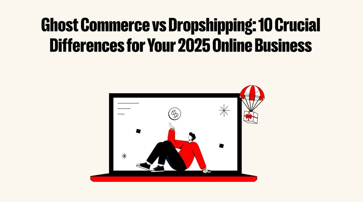 🔍 Ghost Commerce vs Dropshipping: What's the real difference? 🤔  
Both operate without inventory, but ghost commerce focuses on branding &amp; specialized approaches. 🏷️  
Low investment, high scalability - discover why these models are so profitable! 💰  
#Shoplazza #ecommerce