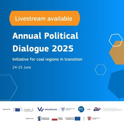The ✨2025 Annual Political Dialogue ✨of the Coal regions in transition initiative kicks off next week in Poland!

Register to attend and join the livestream on 24-25 June to learn how #CoalRegionsEU are shaping the #EnergyTransition. 

🧑‍💻 europa.eu/!kFndkp