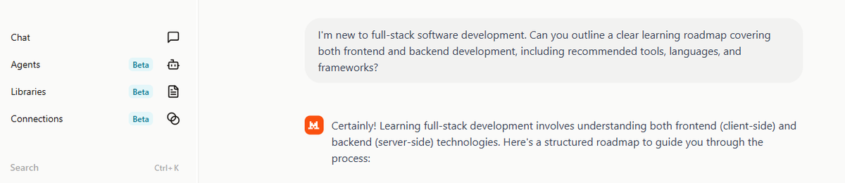 LynnMwendeKamau's tweet image. Today I explored: 
@GroqInc with real-time AI inference built on custom hardware.
Chatted with #LeChat by @MistralAI - a multilingual assistant running their open models.
Then #HuggingChat, that can Google!
All part of my #ALX_AIStarterKit journey with @alxafrica at #ALX_AiSK.