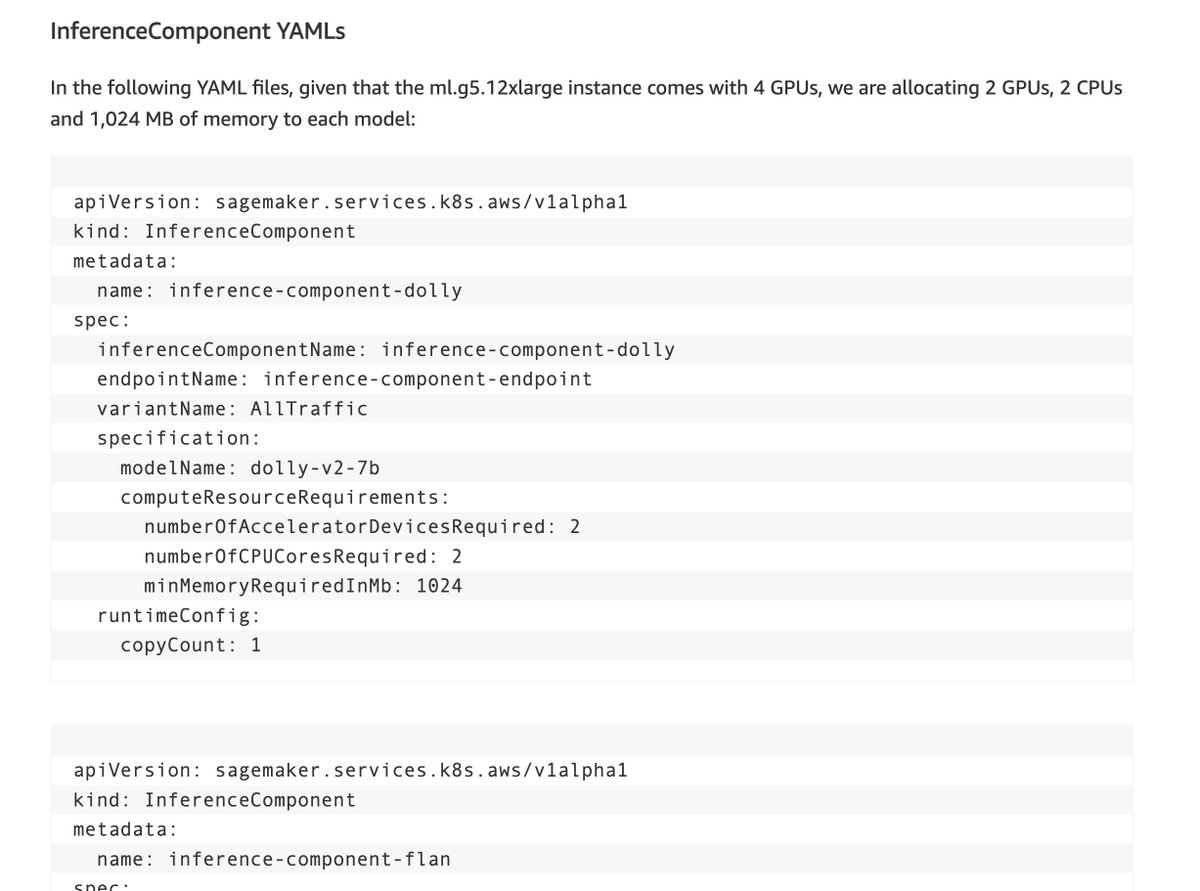 gp_pulipaka's tweet image. #Kubernetes for Deployment of LLM in #AmazonSageMaker! #BigData #Analytics #DataScience #AI #MachineLearning #NLProc #IoT #IIoT #PyTorch #Python #RStats #TensorFlow #Java #CloudComputing #DataScientist #Linux #Programming #Coding #100DaysofCode 
geni.us/Kubernetes-LLMs