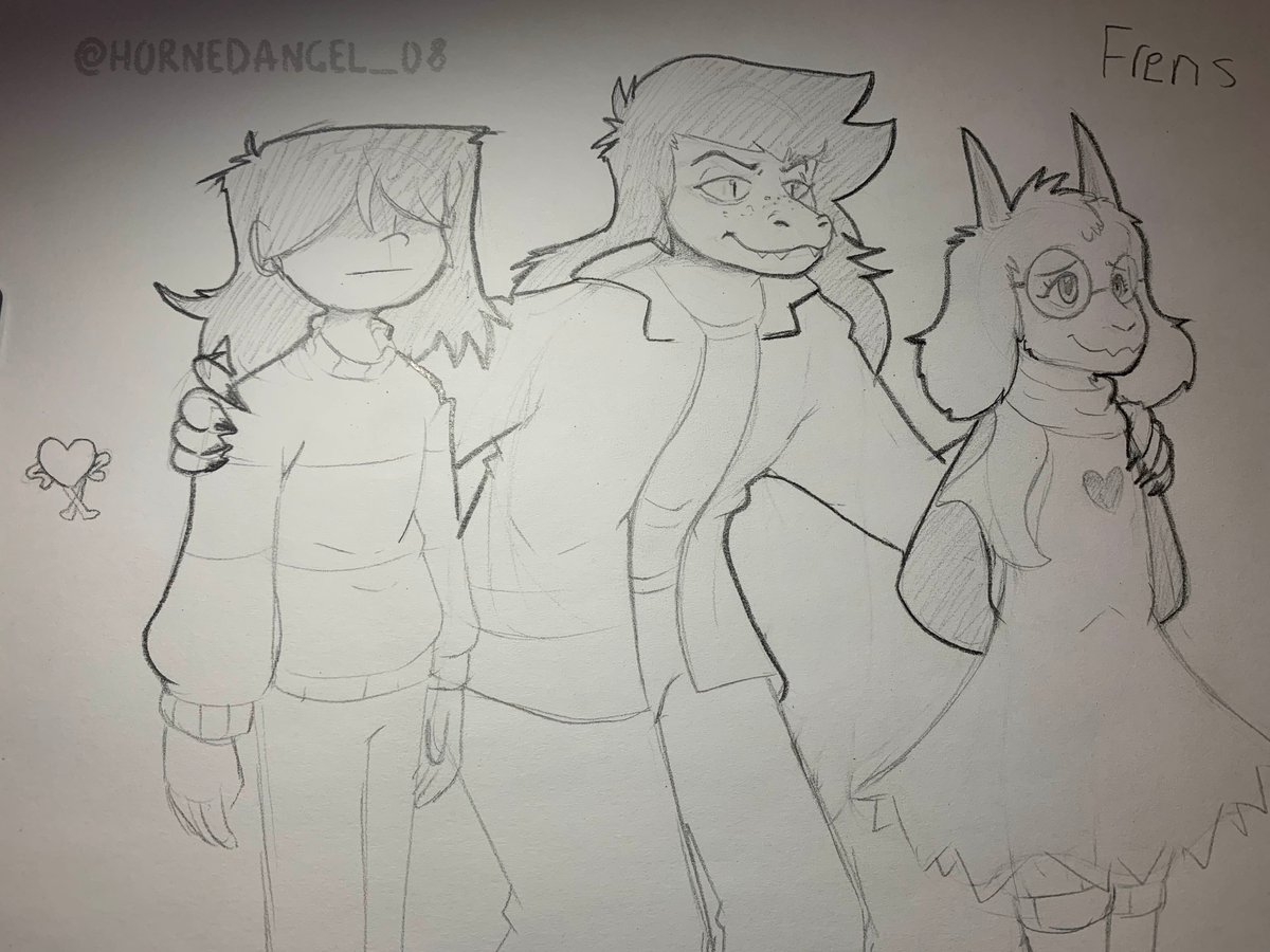 Finally a drawing that I made of the Fun Gang that I like

#DELTARUNE