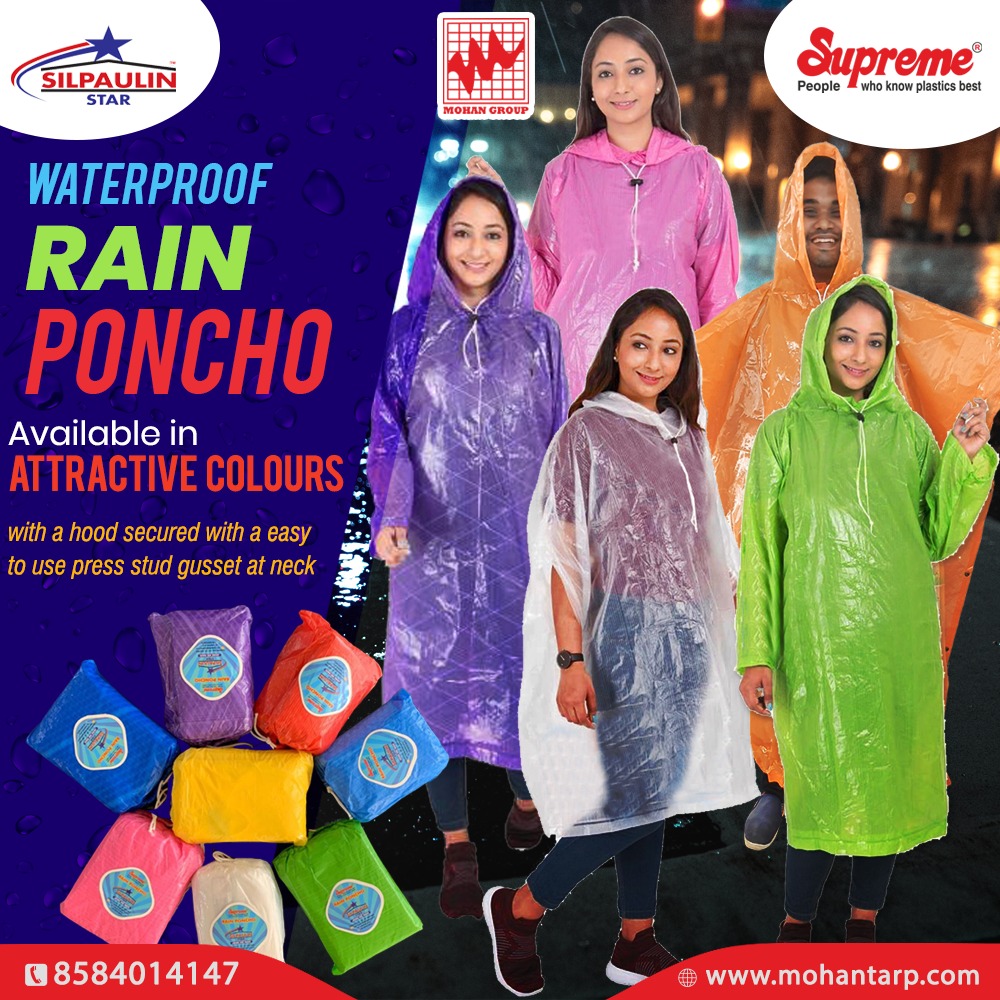 "Rain can’t stop you now – suit up in our waterproof Silpaulin ponchos!"
#SilpaulinRainPoncho
#RainPoncho
#WaterproofPoncho
#StayDry
#RainGear
#MonsoonReady
#RainProtection
