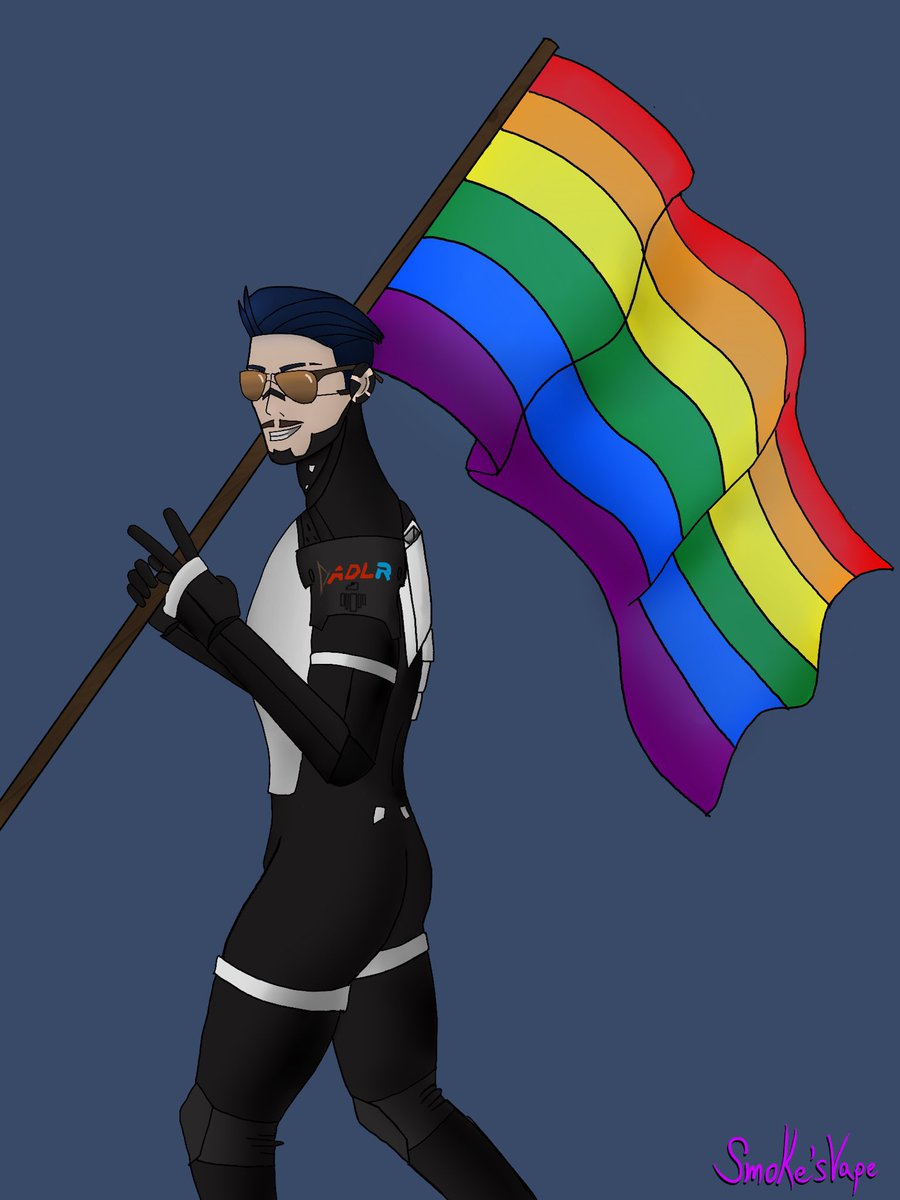 Smokes_Vape's tweet image. DADLR’s wishing you all a happy Pride Month. This is also kind of my coming out post so that’s why I made a variant.
#signalis #fanart #PrideMonth #PRIDE2025 #LGBTQ