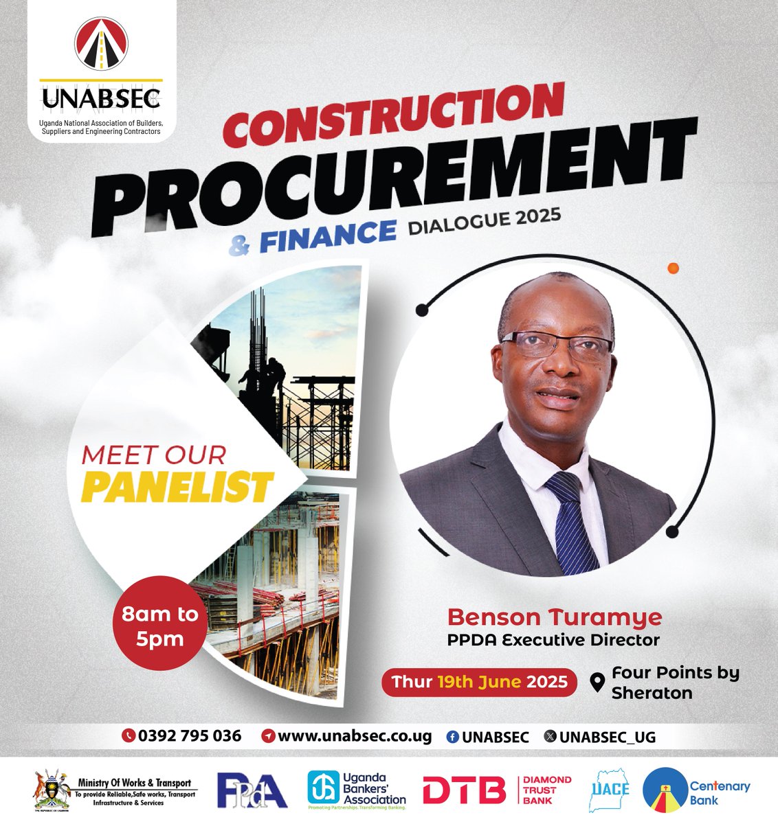 UNABSEC_UG's tweet photo. 🚨 2 Days to Go!

Get ready for Uganda’s premier Construction Procurement & Finance Dialogue #CPFD2025 happening this Thursday.

🎤 Speakers ✅
🤝 Networking ✅
📚 Training ✅
🏗️ Solutions ✅
🧾 Entry: FREE for Members of @UNABSEC_UG @UACE_Uganda and @ugbankers 

#ConstructionUG #FinalCountdown #UNABSECDialogue
@dtb_uganda @CentenaryBank @MoWT_Uganda @PPDAUganda