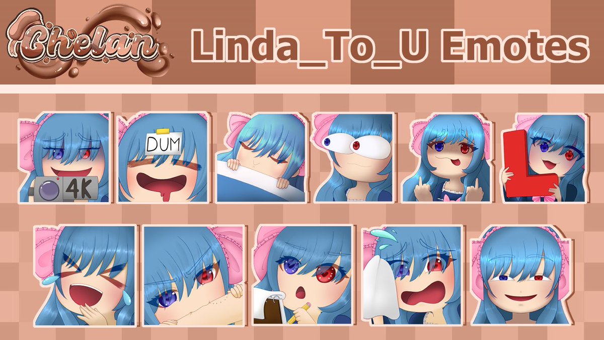 Chelan βπ»| VTuber |ποΈComms: Closed (@chelanvt) on Twitter photo New batch of emotes for <a href="/linda_to_u/">πΈβοΈ Linda_to_u π§ββοΈ | 3D Vtuber |</a> !
Thank you for your patience and time, you're still my fav grimlin to draw xD New batch of emotes for <a href="/linda_to_u/">πΈβοΈ Linda_to_u π§ββοΈ | 3D Vtuber |</a> !
Thank you for your patience and time, you're still my fav grimlin to draw xD
