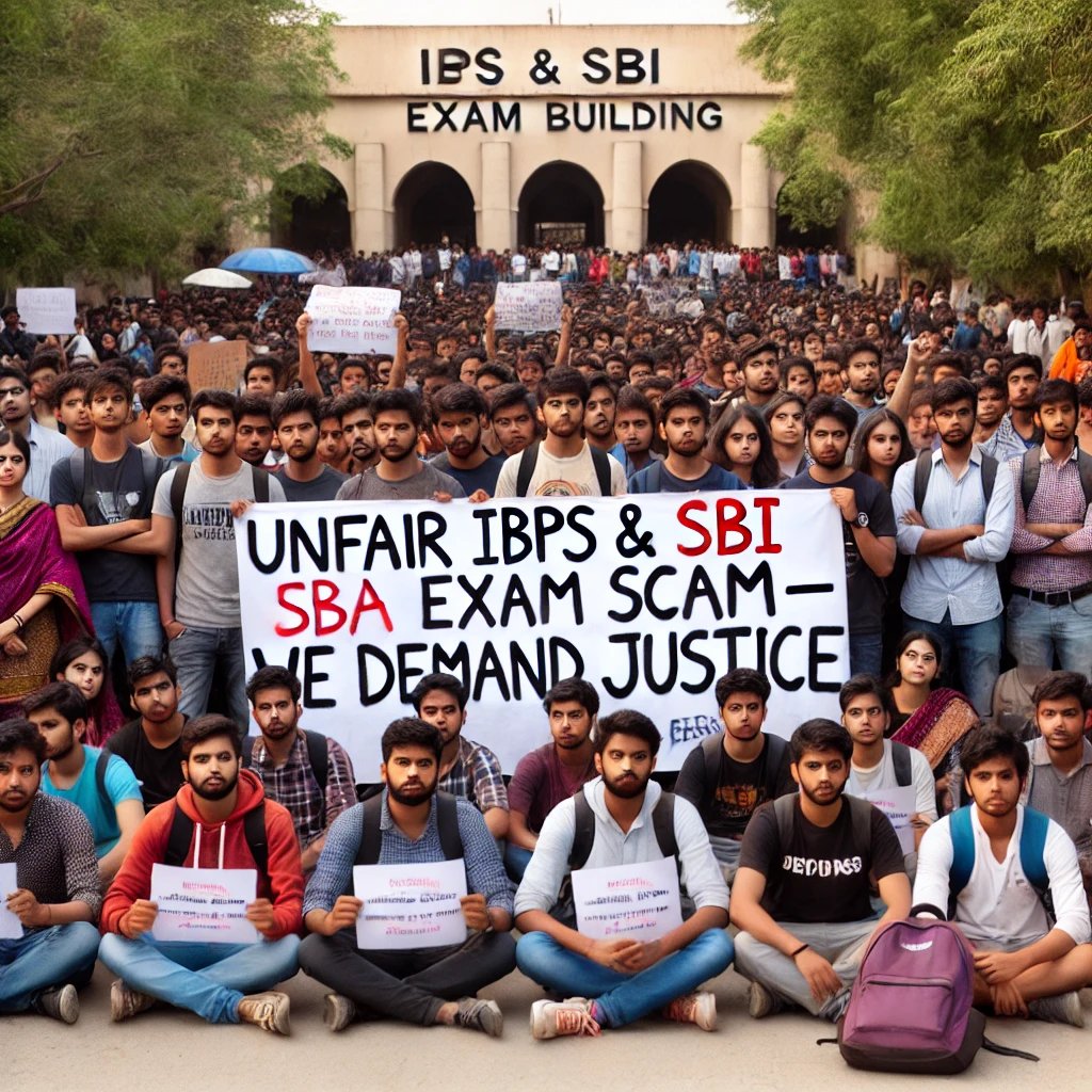 mrsuneel07's tweet photo. Banking exams are becoming very shaddy nowthesedays
No transparency in IBPS &amp; SBI Recruitment Exams..
❎ No Answer key 
❎ Unfair Normalisation
❎No Score Card

#unfairIBPS #releaserawscore #releaseanswerkey #wedeservetransparency #givenormalisedrawscore https://t.co/h3DIJeIkGF