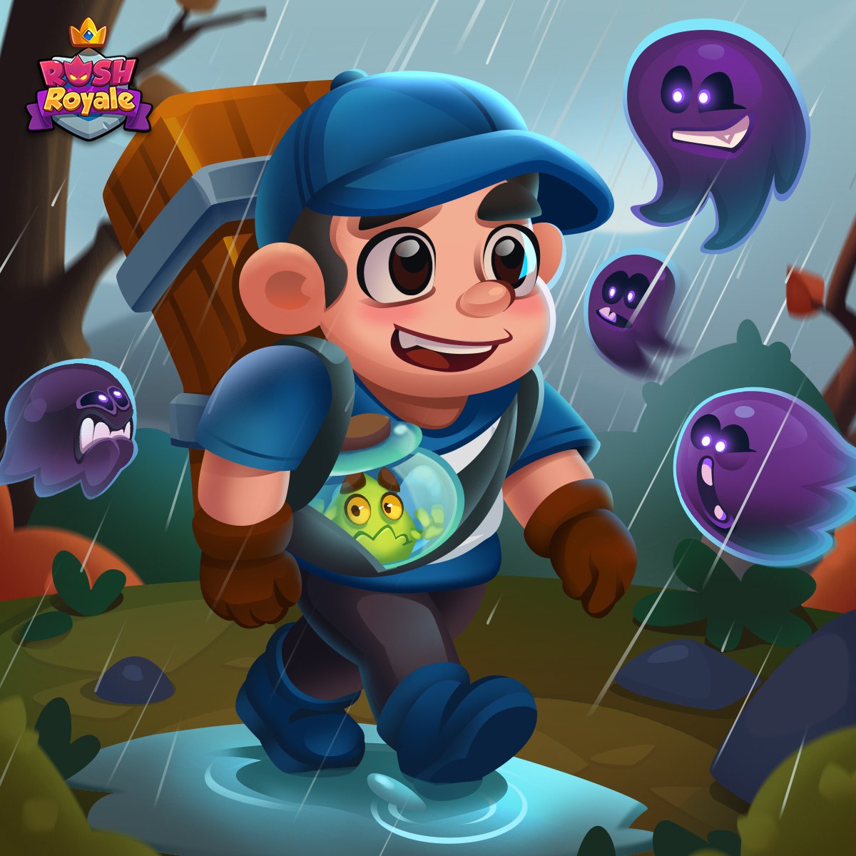 🌀 Category: Cross-universes 🌀

🗺️ Delivering chests to the residents of Rhandum Island can be quite a challenge.

🌦️ But neither rain nor strong winds – nor even the Phantoms – can scare the brave courier!

#RushRoyale #DeathStranding2