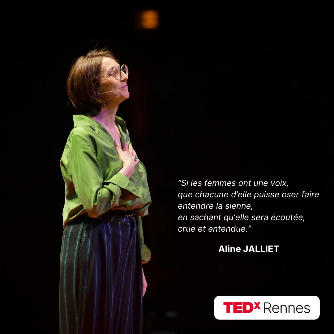 [Vidéo #TEDxRennes2024 ]

“Si les femmes ont une voix, que chacune d’elle puisse oser faire entendre la sienne, en sachant qu’elle sera écoutée, crue et entendue.” - Aline Jalliet

👉tedxrennes.com/aline-jalliet/

📸<a href="/FactoryViews/">Views-Factory</a>

#TEDxRennes #hophophope #paroledesfemmes #voixdesfemmes