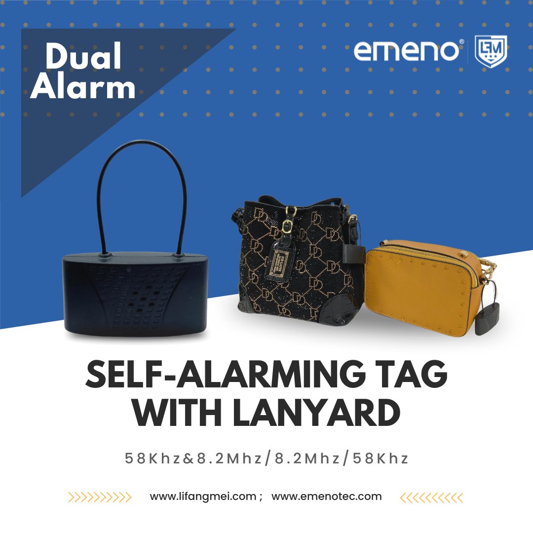 Secure Your Belongings with Emeno's Dual-Alarm Self -Alarming Tag!

Are you tired of the constant worry about your bags being stolen? Emeno's Dual-Alarm Self-Alarming Tag is here to put your mind at ease.

It's easy to use and comes in sleek designs that complement your style.