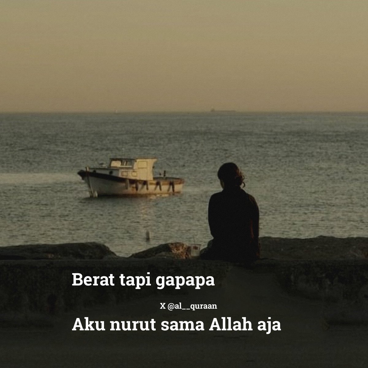 It's heavy, but it's okay.
I just follow Allah (swt)