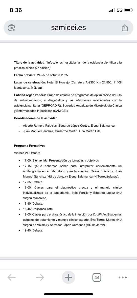 PROA_Macarena - Infecciosas tweet media