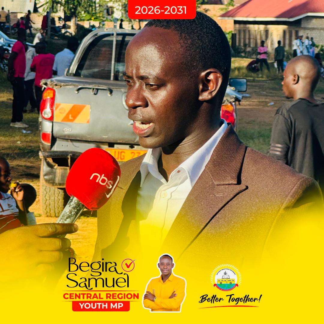 Buganda's finest (@bugandasfinest) on Twitter photo The voice of the youth must be heard at the national table. Hon. Samuel Begira is ready to speak for YOUβon jobs, education, innovation & opportunity.
Vote Hon <a href="/SamBegira/">Samuel Begira</a> For Central Youth MP 2026β2031.
#BetterTogether
#Samuel4CentralYouthMP The voice of the youth must be heard at the national table. Hon. Samuel Begira is ready to speak for YOUβon jobs, education, innovation & opportunity.
Vote Hon <a href="/SamBegira/">Samuel Begira</a> For Central Youth MP 2026β2031.
#BetterTogether
#Samuel4CentralYouthMP