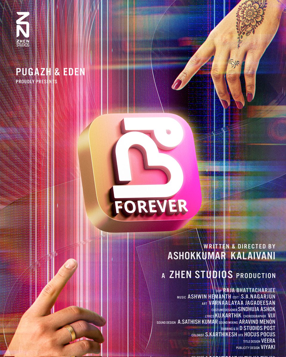 NEE FOREVER - “In a world full of swipes and short-lived sparks…
comes a fairytale that dares to believe in something more.
“NEE FOREVER” A DatingApp Fairytale — where hearts connect,
and forever begins with a single touch.”

Produced by <a href="/zhenstudiosoffl/">ZHEN Studios</a> <a href="/pugazoffl/">Pugazh</a> @edenoffl