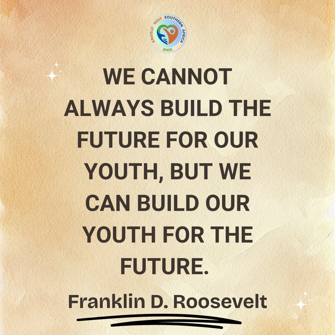 AngelsnestSa's tweet photo. We cannot always build the future for our youth, but we can build our youth for the future. -Franklin D. Roosevelt
#peaceistheansa #padare #yellowdoor #YouthCafe #YouthMonth #FutureLeaders https://t.co/Jh6kiVr67e