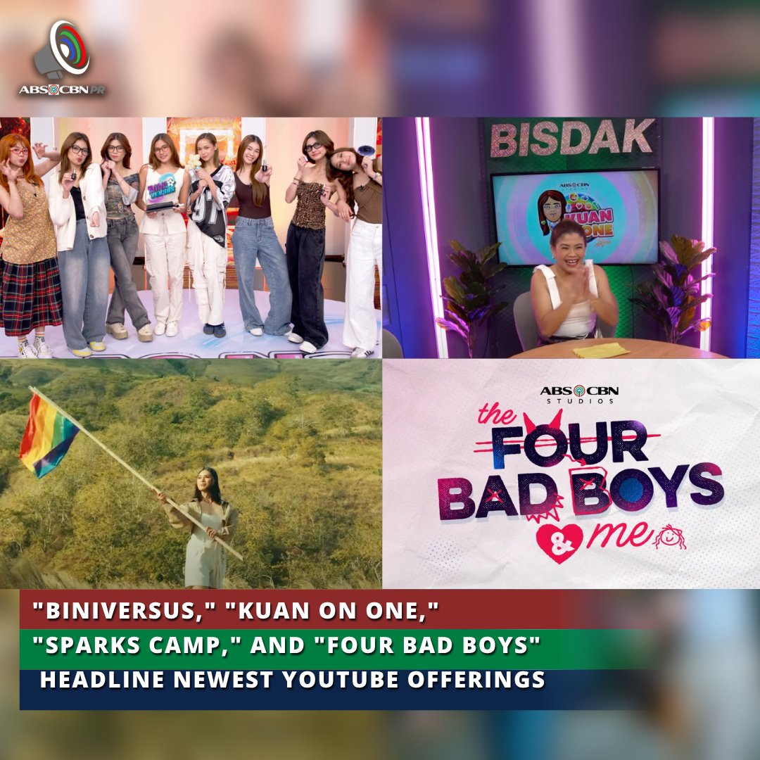 ABSCBNpr's tweet photo. ABS-CBN’s YouTube universe of online shows is expanding its experiences with brand-new offerings and fresh seasons headlined by BINI, Melai Cantiveros, the debut pairing of Anji Salvacion and BGYO Gelo, and the return of season 3 of "Sparks Camp."
Read: https://t.co/pZwvryAx7o https://t.co/d4wFLer3zS