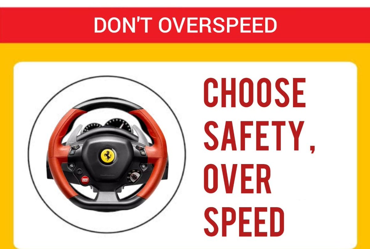 Choose safety over speed 
#Follow traffic rules, #staysafe !