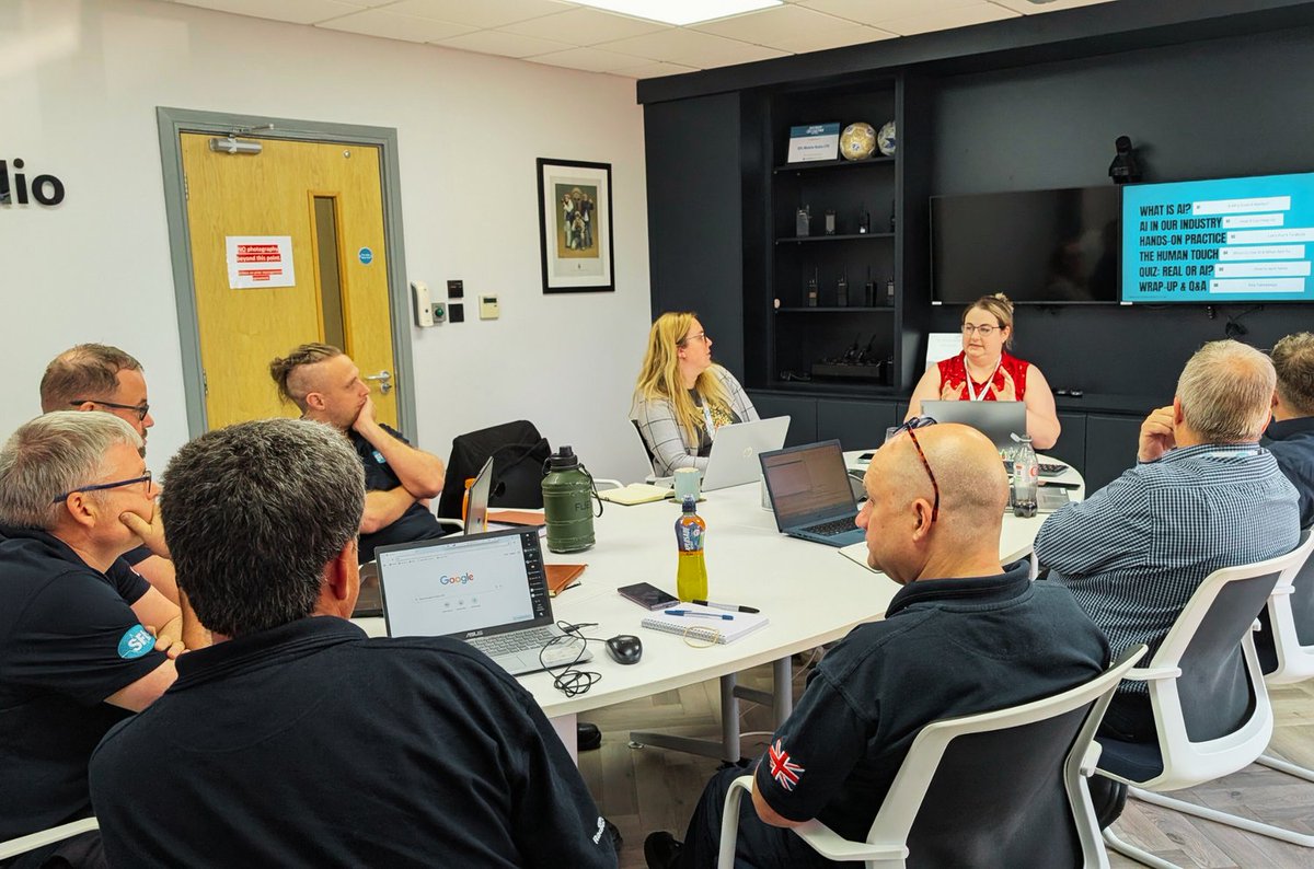 Kicking off the week with another team training session - this time on how to use AI safely and smartly to improve how we work. Thanks to our in-house expert Yazmin for leading the charge. 🤓