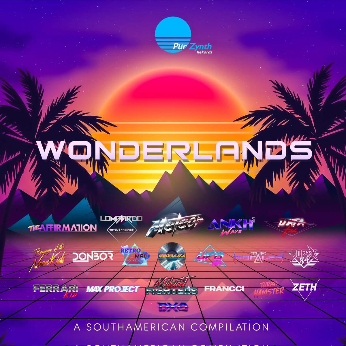 PurZynthRekords's tweet image. New CD cover art for WONDERLANDS A South American Compilation on production now

This one is for cardboard sleeves and will arrive within this month. Available for order in our Bandcamp!
purzynthrekords.bandcamp.com

#PurZynth #compilation #synthwave #chillwave #synthmusic #synthfam