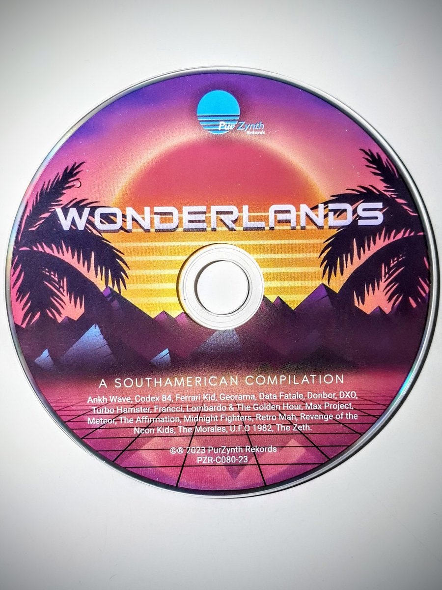 PurZynthRekords's tweet image. New CD cover art for WONDERLANDS A South American Compilation on production now

This one is for cardboard sleeves and will arrive within this month. Available for order in our Bandcamp!
purzynthrekords.bandcamp.com

#PurZynth #compilation #synthwave #chillwave #synthmusic #synthfam