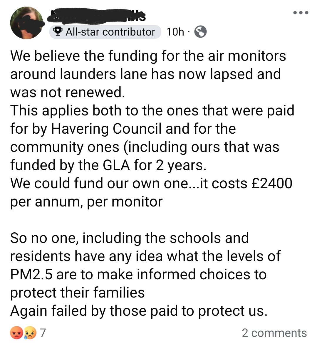 No progress, no accountability. The abatement order failed, monitors were removed in November, and now three more are gone. We're losing data, not gaining it — and residents are left with silence. This is unacceptable 😤 ##Rainham ##RainhamDeservesBetter #Havering