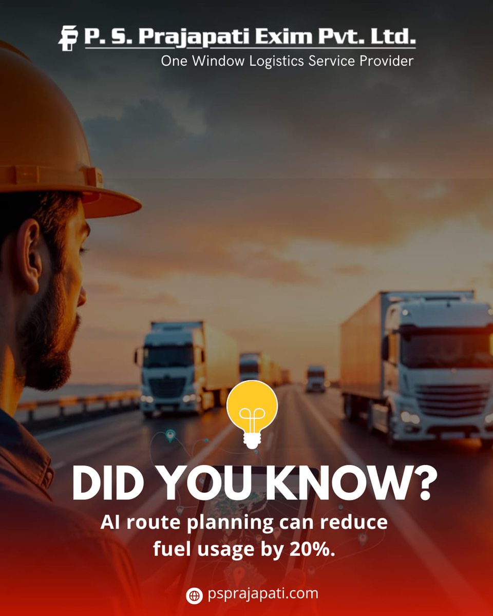 SPrajapati49952's tweet image. Little facts. Big impact.

Tap “Save” and share with someone who loves supply-chain trivia.

#PrajapatiExim #LogisticsTrivia #SupplyChainFacts #FreightKnowledge #ShareableContent #DidYouKnow