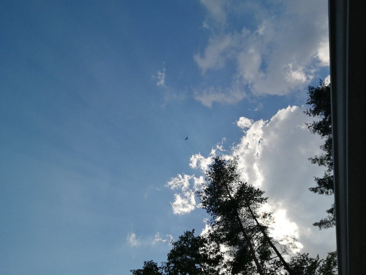 ko_tarou's tweet photo. 草津温泉の上空を、自衛隊機とおぼしきジェット機がクルクル旋回してる。
何だろう？
#草津温泉
#自衛隊機 https://t.co/4DpBvA4grd