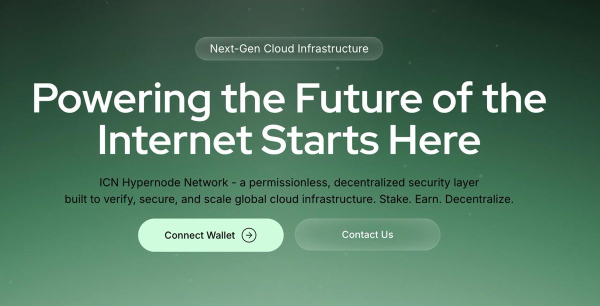 最近行情无聊到我差点去开网黄副业，直到刷到 $ICNT：
主网上线了，代币也要开卖了，后台还有真实企业在用，收入还不低。

$ICNT 开售这波，
底下我直接梳理重点，节点还是代币，怎么买、怎么买划算，一条说清👇

$ICNT 不只是节点质押凭证，也不仅是平台“gas”，具备以下多重角色：

1️⃣ 经济驱动器