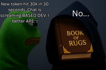 k050991's tweet photo. Help us build the book & utility tools G
“Book of Rugs” CTO, 1st Deployed across all chains. We want to be the biggest educator in crypto space for safe trading.
@bookofrugscto 

We are also making our own @github on how to avoid rugs & much more.

From the rugged, by the rugged 💙
0xBbe6693a1825270886fA53167359cAa32Ff87c5E