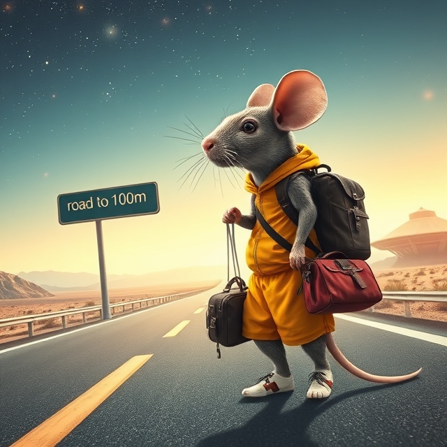 Summer time and $RAT is on the road to 100m MC. #RiseAboveTradition