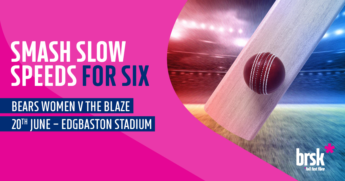 Brsk will be padding up for match day! 

Catch the team at Edgbaston for Bears Women vs The Blaze. 

When you sign up for brsk with Edgbaston’s code, you get an Amazon voucher and you help your club!

Match details: eu1.hubs.ly/H0l0Dpz0 | Sign up here: eu1.hubs.ly/H0l0HQ50