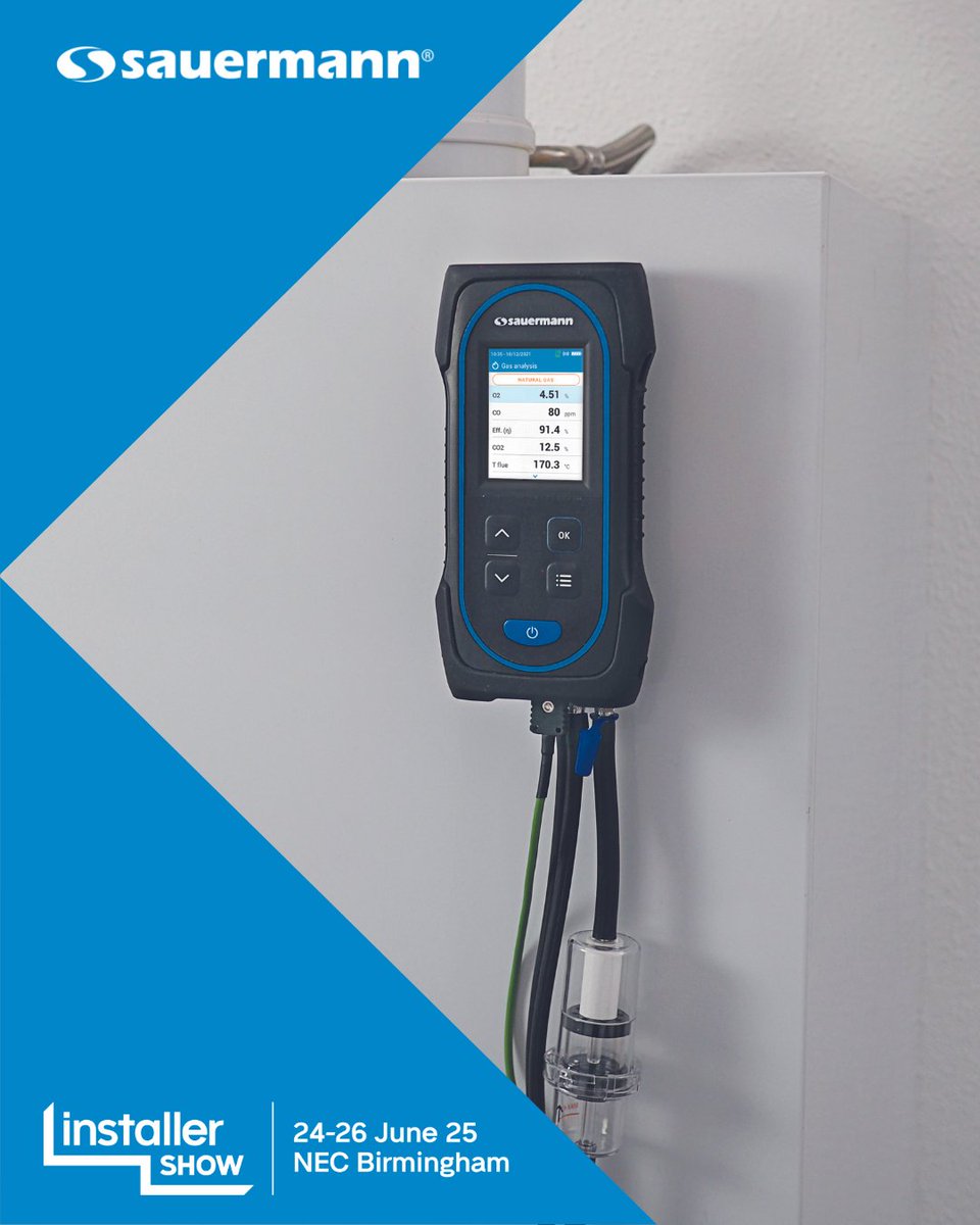 📆 Exactly one week to go until #InstallerSHOW2025!

Take part in our golf simulator game at Stand 5G36, the highest score by the end of the show will win a Si-CA 030 gas analyser!

Register for your FREE ticket today ⬇
sauermann.biz/installer25