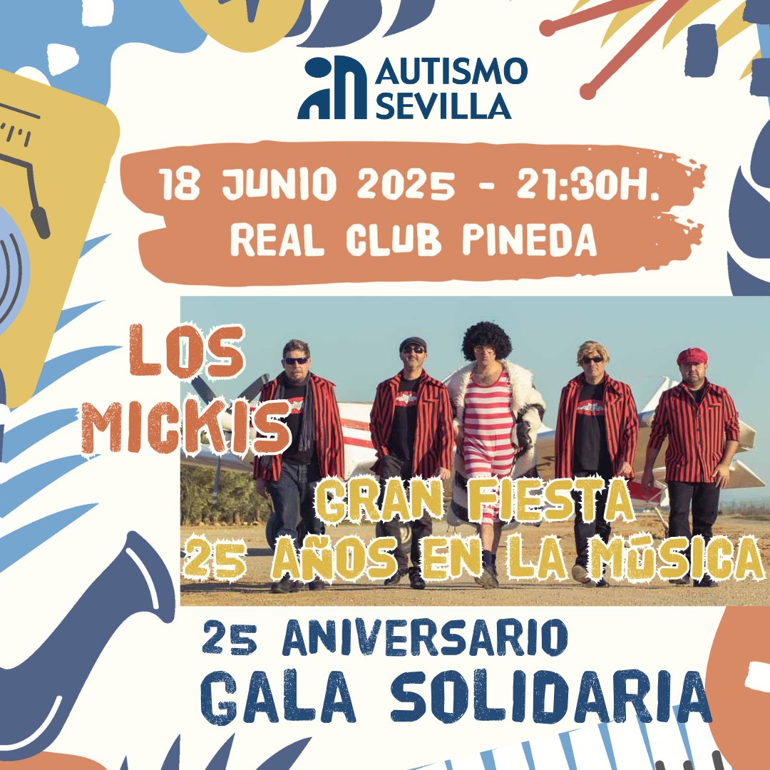 Autismo Sevilla (@autismo_sevilla) on Twitter photo 😲 ¡¡Es mañana!! 😲
Nuestro gran día está a punto de llegar y tienes la última oportunidad para hacerte con tu 🎟️
Además, habrá sorpresas y mucha fiesta 🎉 porque <a href="/losmickis/">Los Mickis</a> también cumplen 25 años y ¡¡eso hay que celebrarlo!!
#quenotelocuentenvivelo
f.mtr.cool/tbhlmvowba 😲 ¡¡Es mañana!! 😲
Nuestro gran día está a punto de llegar y tienes la última oportunidad para hacerte con tu 🎟️
Además, habrá sorpresas y mucha fiesta 🎉 porque <a href="/losmickis/">Los Mickis</a> también cumplen 25 años y ¡¡eso hay que celebrarlo!!
#quenotelocuentenvivelo
f.mtr.cool/tbhlmvowba