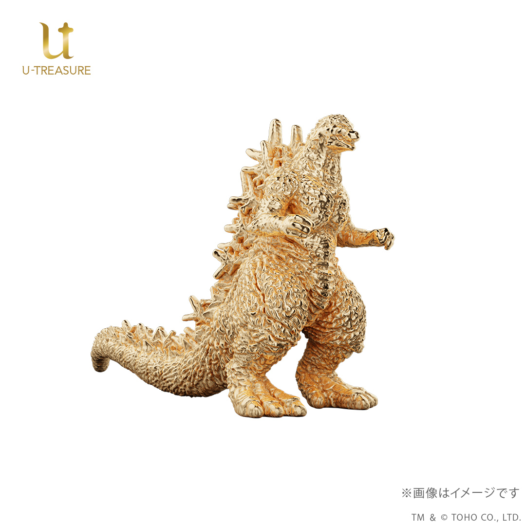 ゴジラマイナスワン　ゴールド　フィギュア ゴジラ-1.0」山崎貴らとハリウッドに渡った“金のゴジラ”が商品化