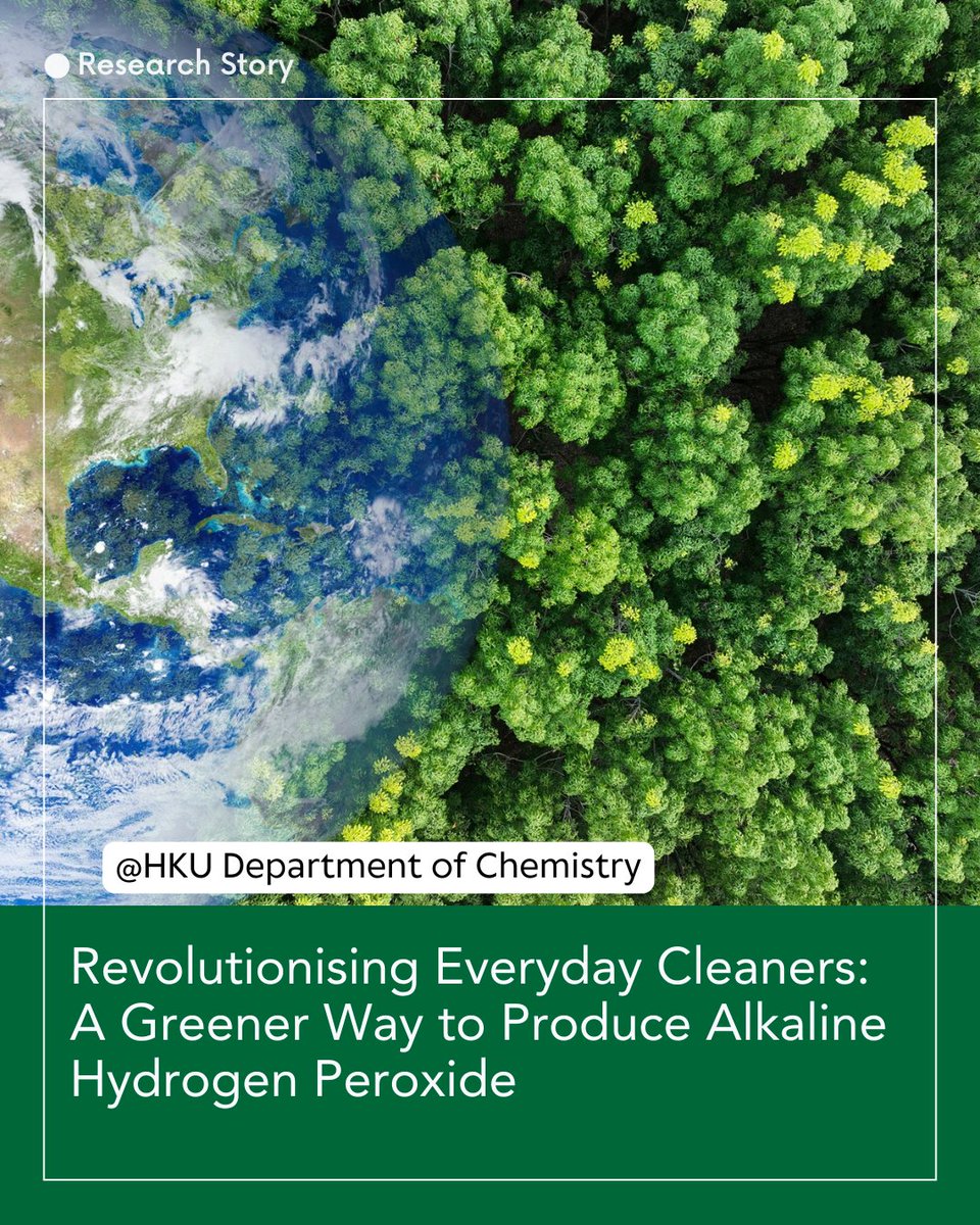 HKU_Science (@hku_science) on Twitter photo Researchers from <a href="/HKU_Chemistry/">HKU Chemistry</a> & Beijing University of Chemical Technology have developed a new electrochemical method for producing Hydrogen Peroxide thatโs safer, greener, and reduces costs and environmental impact. rb.gy/lqr2do Researchers from <a href="/HKU_Chemistry/">HKU Chemistry</a> & Beijing University of Chemical Technology have developed a new electrochemical method for producing Hydrogen Peroxide thatโs safer, greener, and reduces costs and environmental impact. rb.gy/lqr2do