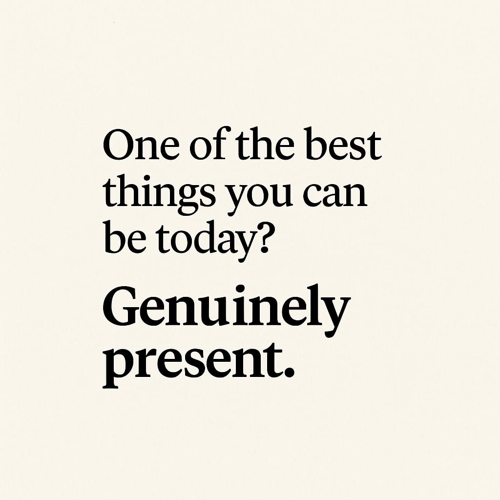 Noorulainsyed05's tweet photo. One of the best things to be in 2025?
Genuinely present.
Not always online.
Not chasing.
Not comparing.
The best version of you isn’t the loudest — just the most real.
#AuthenticSuccess #QuietPower #ModernMindset #PresentNotPerfect https://t.co/6DwRIWWoxA
