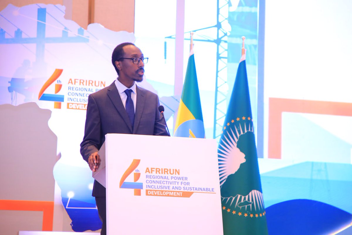 ifa_ethiopia's tweet photo. #AFRIRUN IV
Theme: Regional Power Connectivity for Inclusive & Sustainable Development
"Reliable and equitable energy must serve as the bedrock for sustainable industrialization, job creation, and climate resilience through shared infrastructure, harmonized policies, and cross-border energy trade to fulfill the ambitions of the African Union Agenda 2063" H.E. Dr. Gedion Timothewos, Minister @MFAEthiopia
#AFRIRUNIV #PowerConnectivity2025 #InclusiveDevelopment