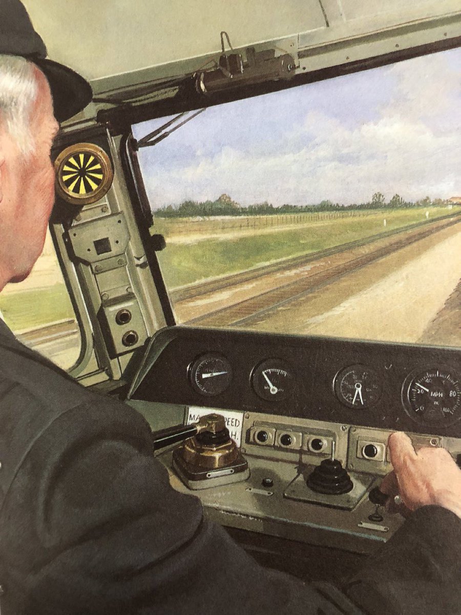 “The train driver is a very important person” 
(1972) 

Artist: John Berry
‘On the Railways’